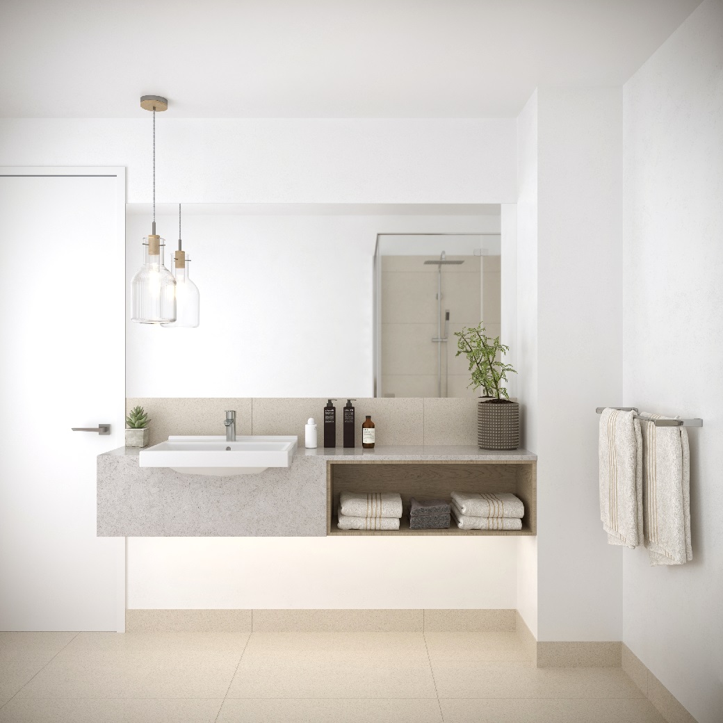 Feature splashback